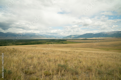 Altai steppe and mountains