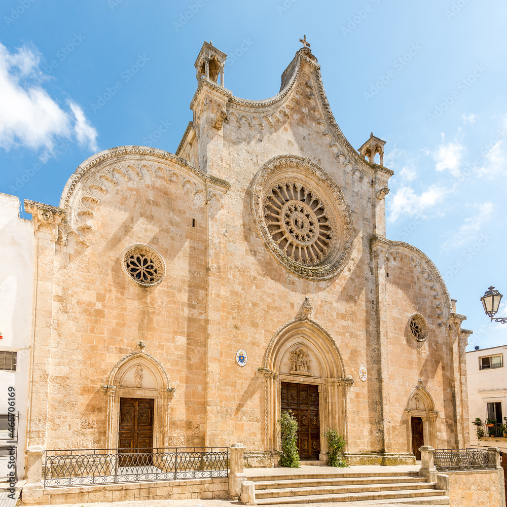 View at the Cathedral of Assumption of Saint Mary in Ostuni, Italy