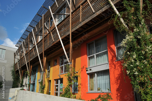 Colorful eco apartments in Brussels