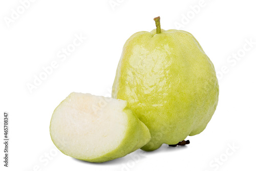 Fotografia Fresh guava Kimju seedless isolated on white background