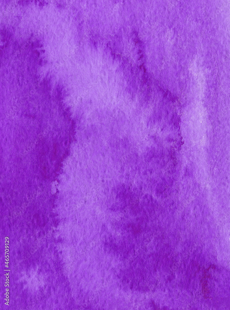 Abstract violet watercolor gradient background texture. Hand painted backdrop for your beautiful design