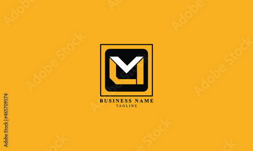 LMV, LM, VLM, Abstract initial monogram letter alphabet logo design