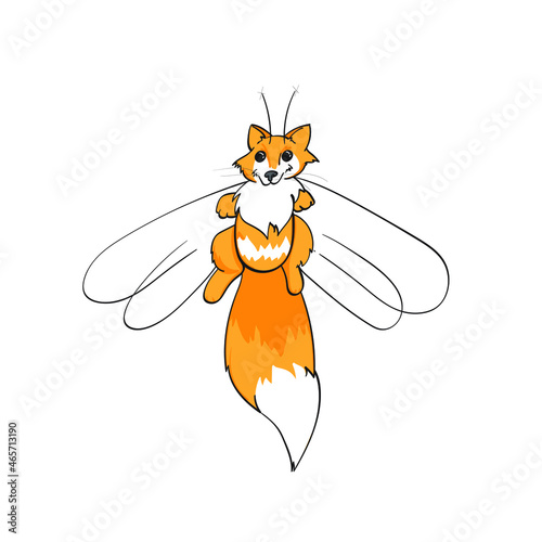 Bee and Fox Hybrid Animal