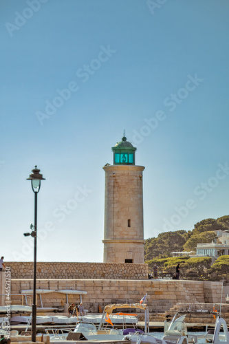vue du phare de la ville de Cassis