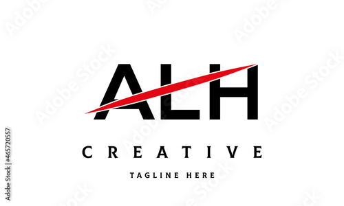 ALH creative three latter logo vector photo