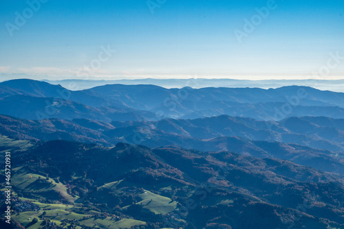 Blick über den Südschwarzwald bei Freiburg