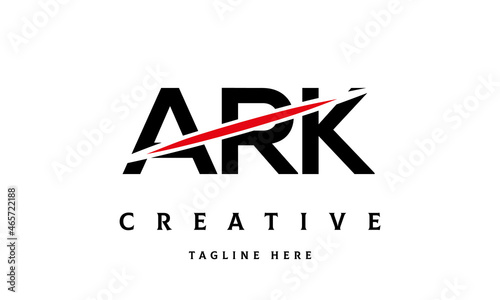 ARK creative three latter logo vector