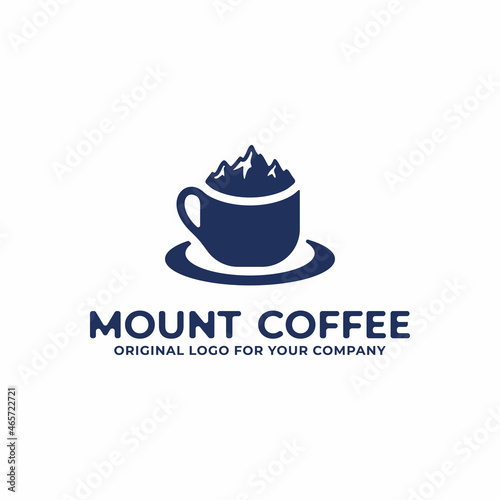 Unique Coffee logo design template.