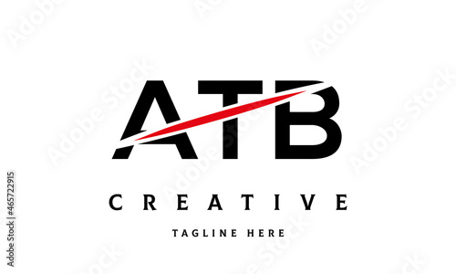 ATB creative three latter logo vector