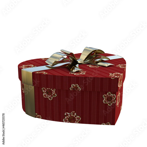 Obraz na płótnie red gift box w salonie