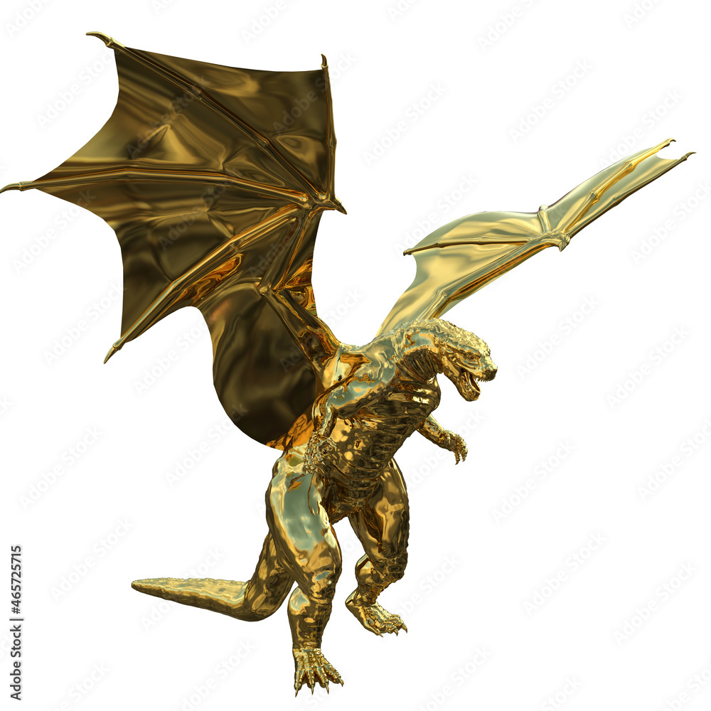 3d render of a dragon