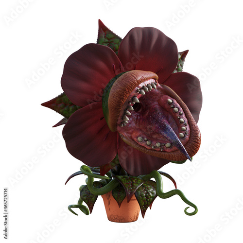 Obraz na płótnie Flesh eating plant w salonie