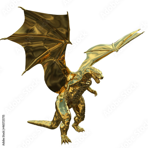 Obraz na płótnie 3d render of a dragon w salonie