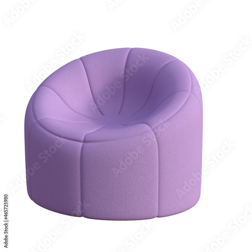 Obraz na płótnie pink pillow isolated on white w salonie