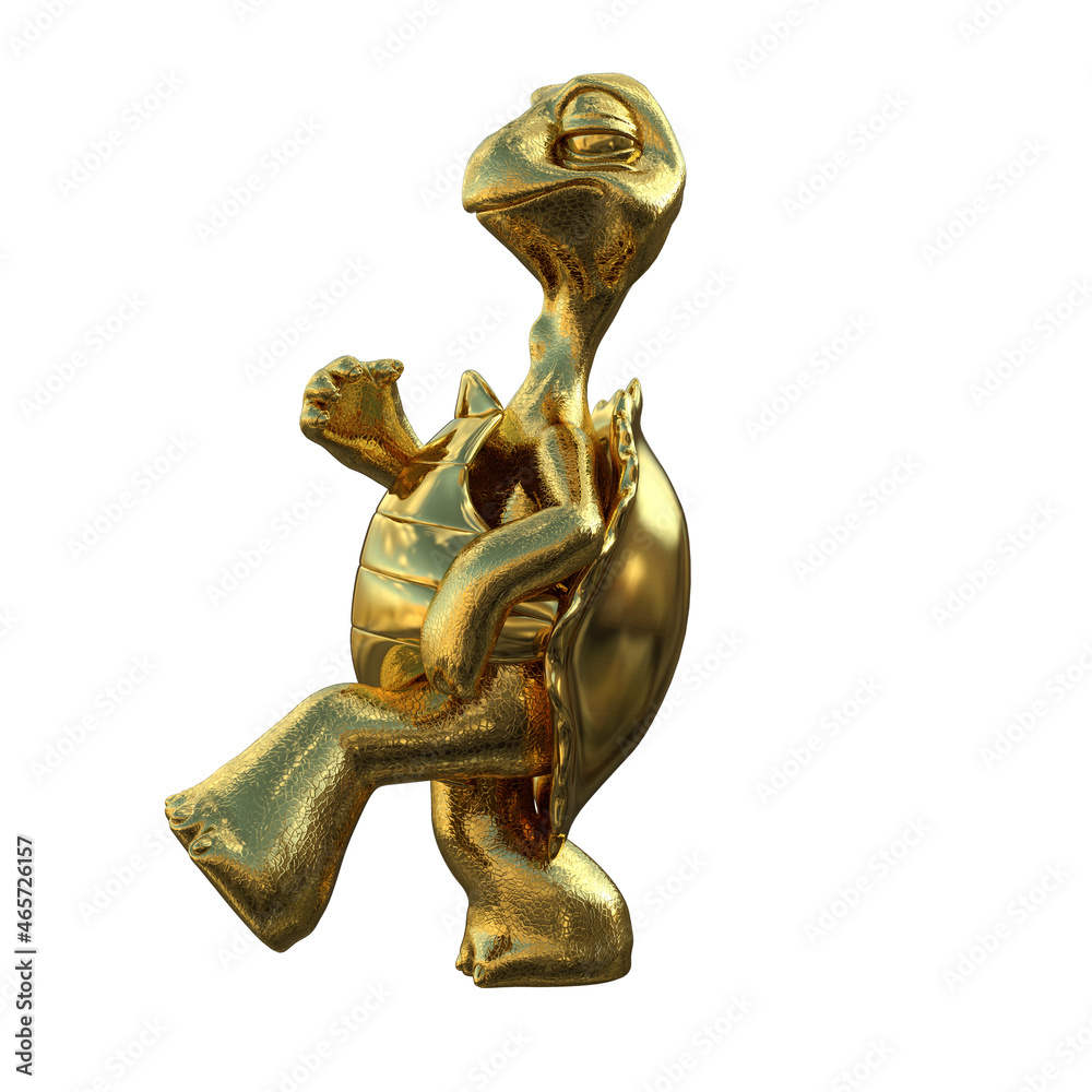 Golden turtle