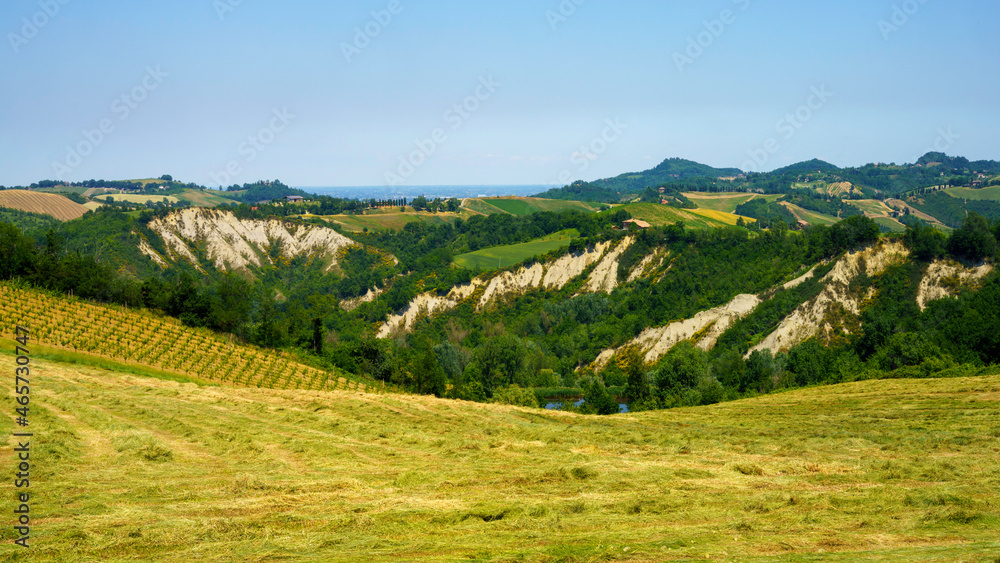 Rural landscape near Guiglia, Emilia-Romagna.