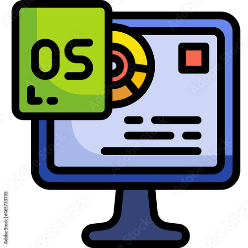 operational system line icon