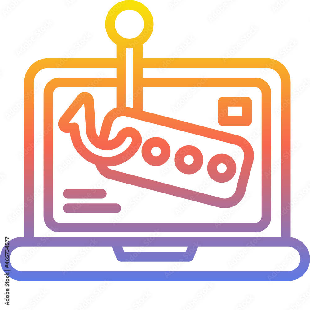 phishing gradient icon phishing gradient icon