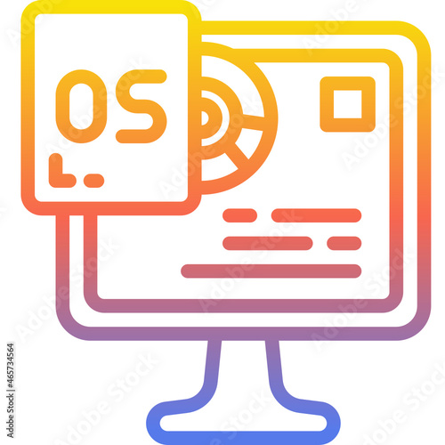 operational system gradient icon