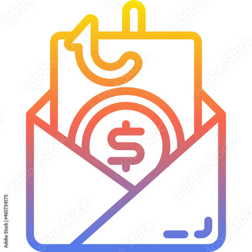 phishing gradient icon