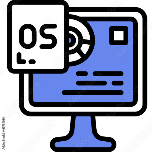 operational system one color icon