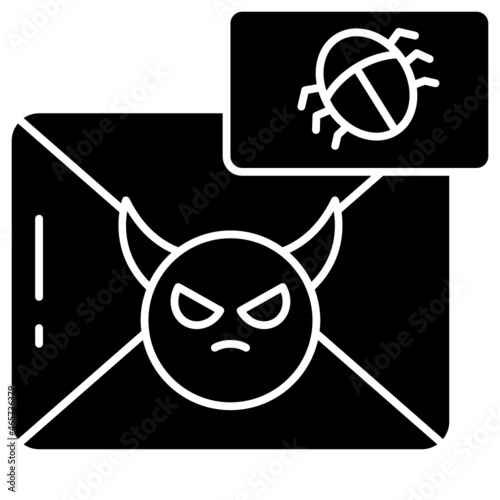 infected solid icon