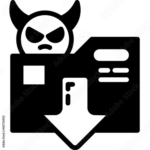 download solid line icon