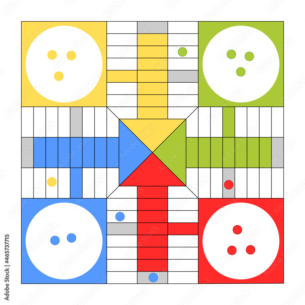 Premium Vector, Ludo board game in different perspectives