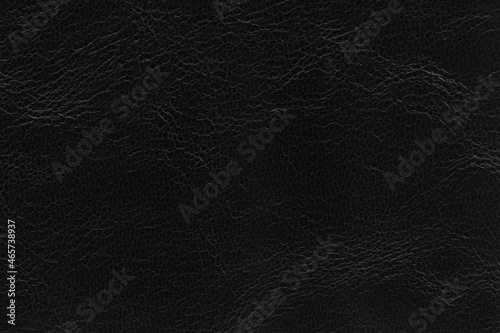 黒色の革テクスチャー背景 © BEIZ images