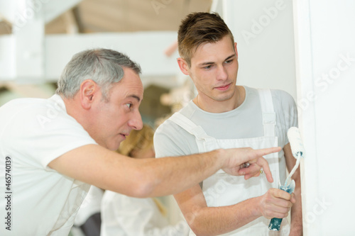 young house painter and decorator apprentice trainee