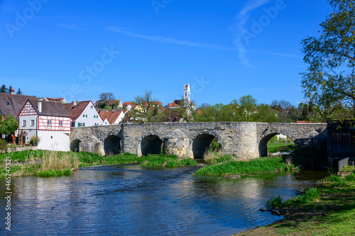 Impressionen aus dem frühlingshaften Harburg an der romantischen Straße in Schwaben