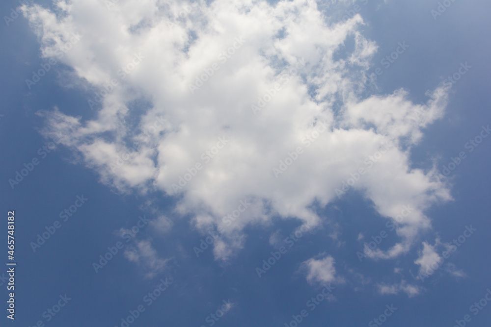 White clouds on blue sky White clouds on blue sky
