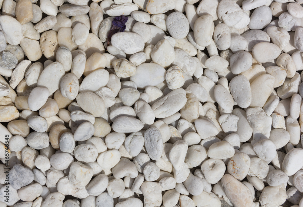 White small rock background