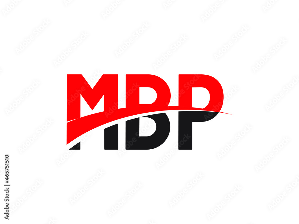 MBP Letter Initial Logo Design Vector Illustration MBP Letter Initial Logo Design Vector Illustration