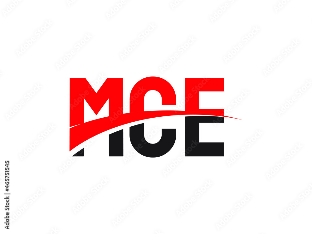 MCE Letter Initial Logo Design Vector Illustration MCE Letter Initial Logo Design Vector Illustration