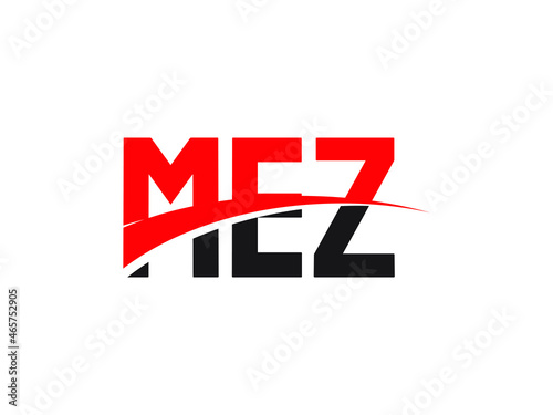 MEZ Letter Initial Logo Design Vector Illustration