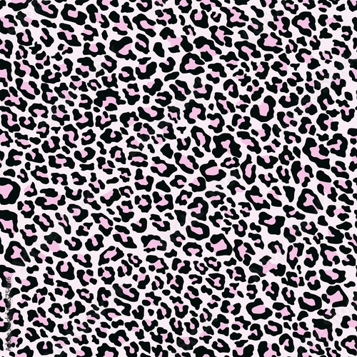 pink leopard spots. seamless print for clothing or print. wind pattern
