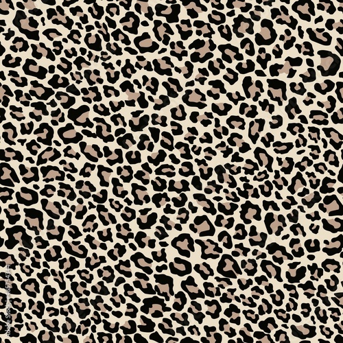 Abstract design leopard animal skin seamless pattern. Jaguar  leopard  cheetah. Black and white seamless camouflage background.