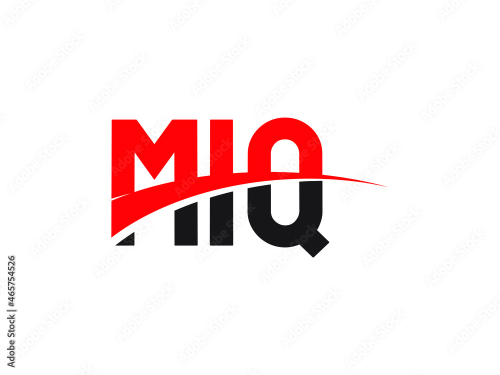 Fototapeta premium MIQ Letter Initial Logo Design Vector Illustration