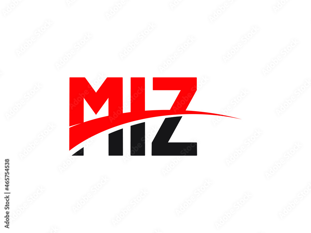 MIZ Letter Initial Logo Design Vector Illustration MIZ Letter Initial Logo Design Vector Illustration