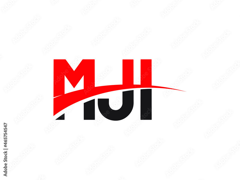 Fototapeta premium MJI Letter Initial Logo Design Vector Illustration