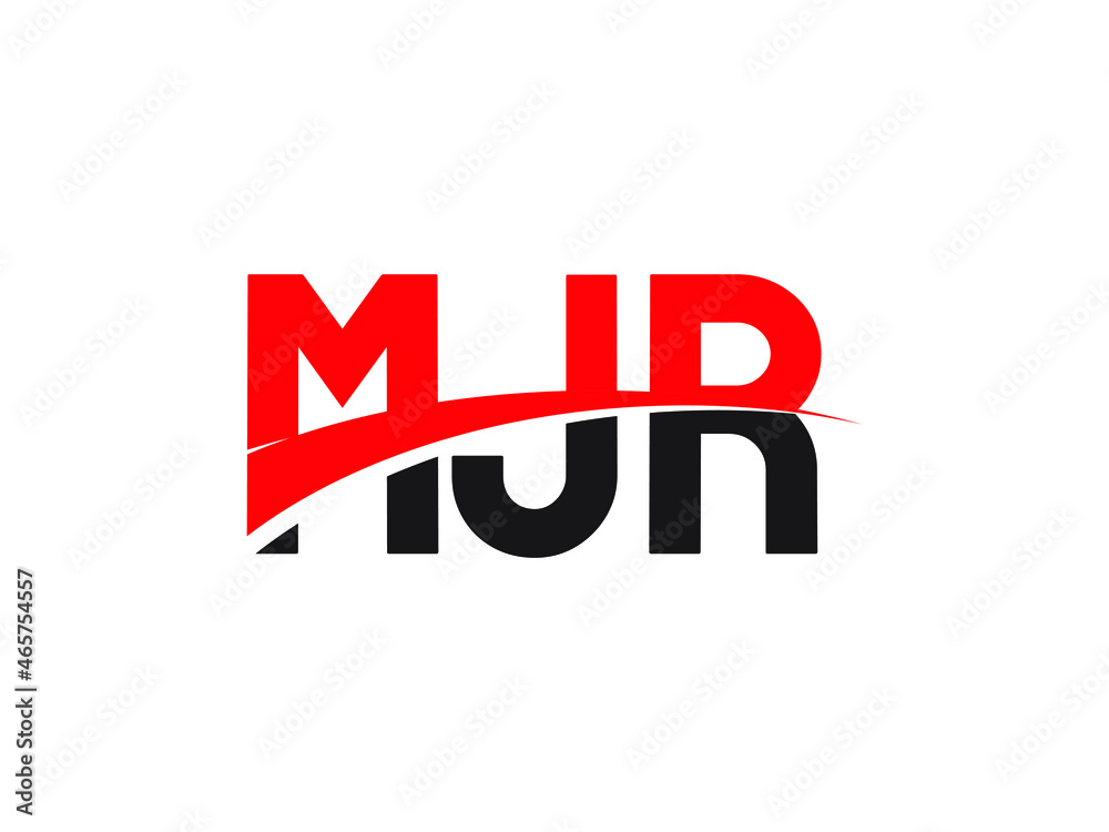MJR Letter Initial Logo Design Vector Illustration MJR Letter Initial Logo Design Vector Illustration