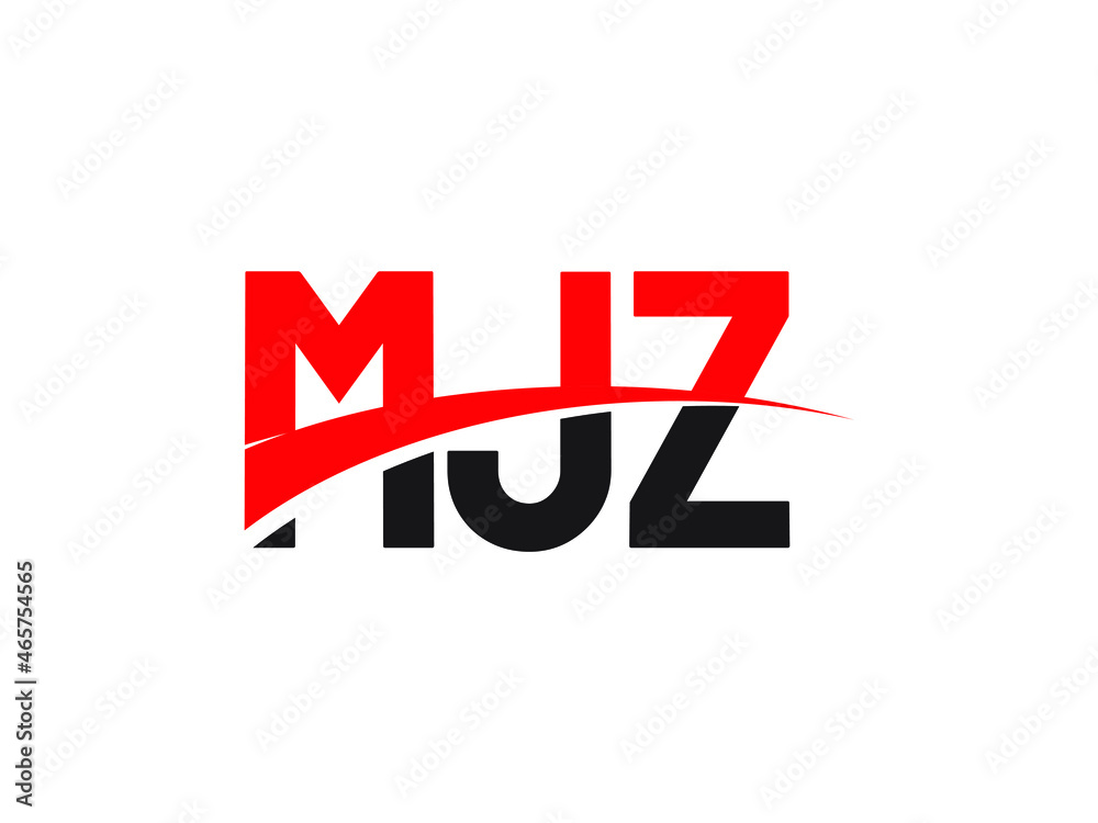 Fototapeta premium MJZ Letter Initial Logo Design Vector Illustration
