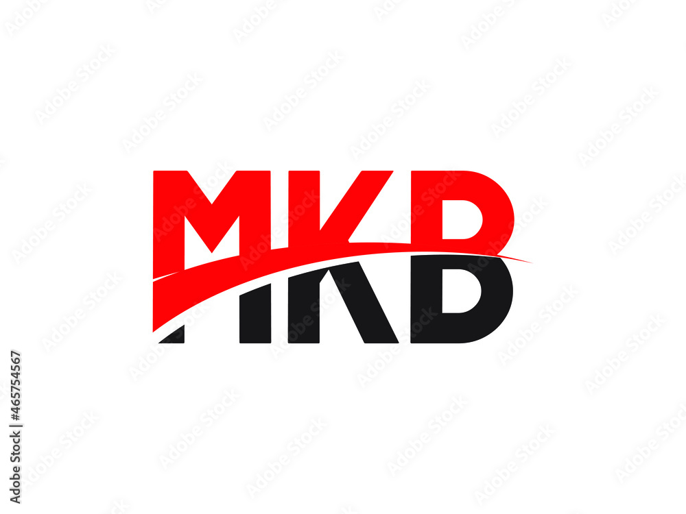 MKB Letter Initial Logo Design Vector Illustration MKB Letter Initial Logo Design Vector Illustration