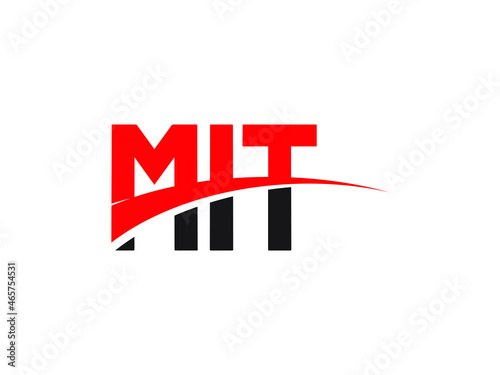 MIT Letter Initial Logo Design Vector Illustration