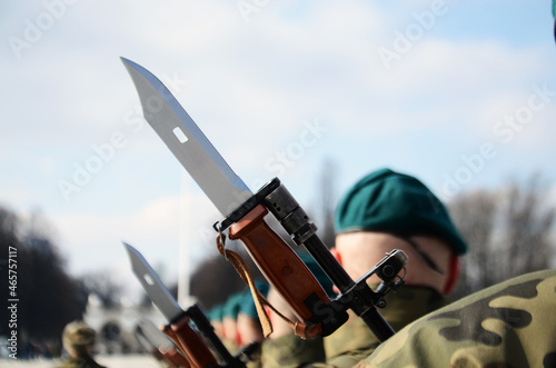 Polish army during the parade