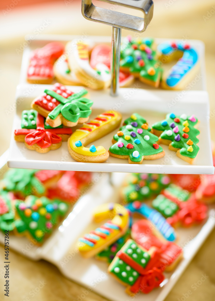 Fototapeta premium Colorful candy pn plate.