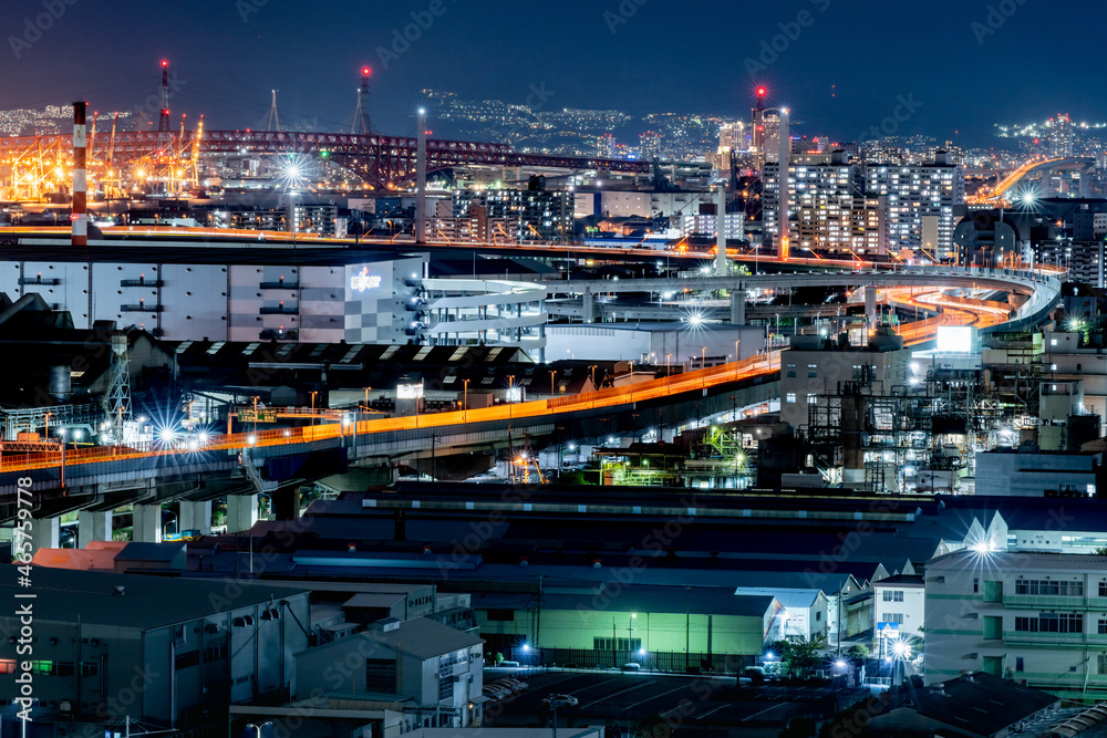 大阪府堺市の工場夜景