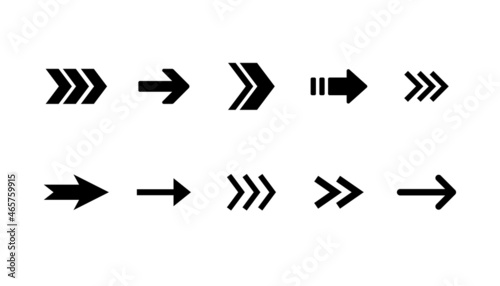 Free Download Arrow icon collection. Set of vector arrows. - GFXLoad