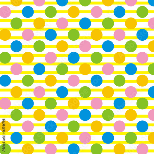 polka dot colorful background vector editable